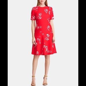 NWT Lauren Ralph Lauren Floral Jacquard Dress